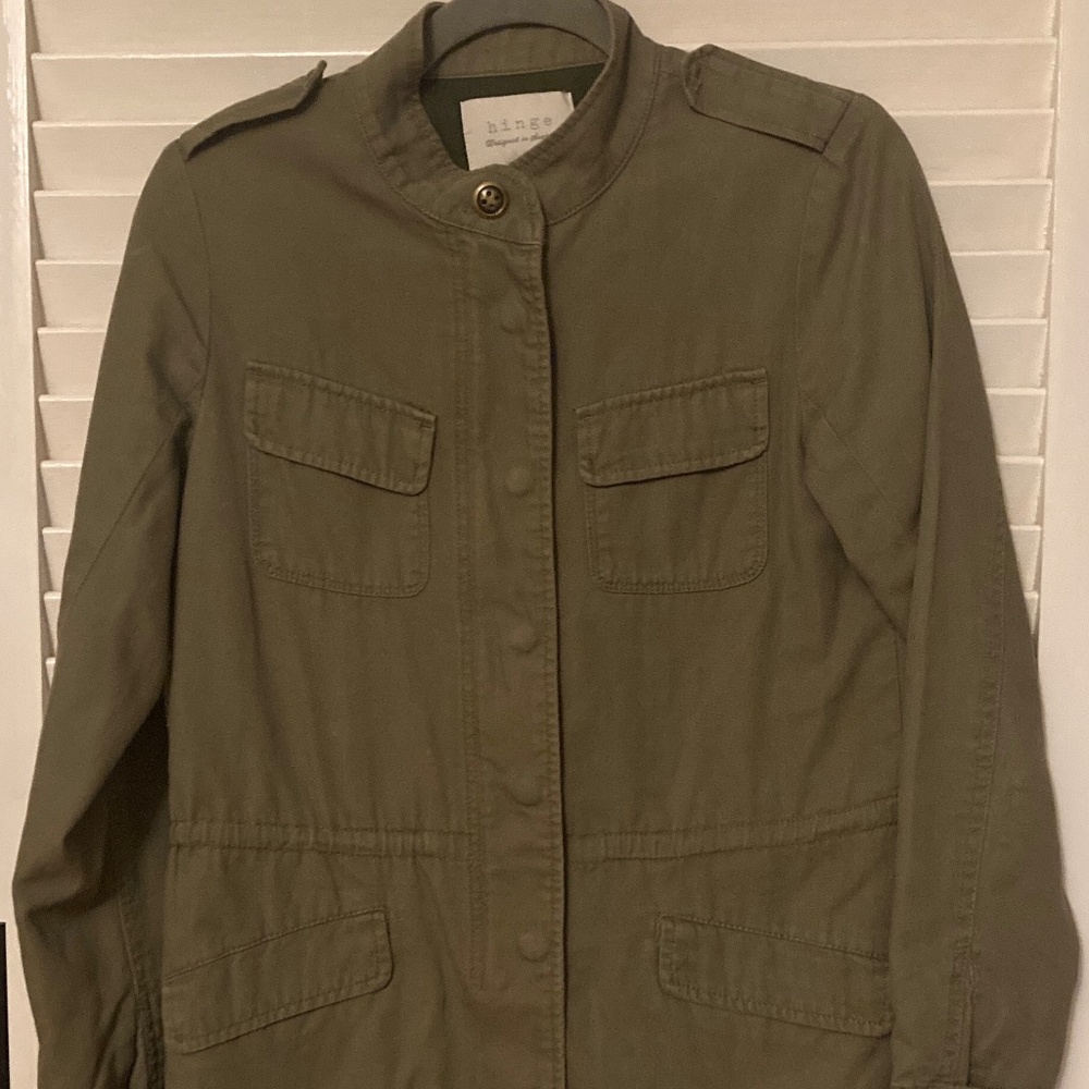 Hinge Utility Shacket – Olive Green – XS – Nordstrom